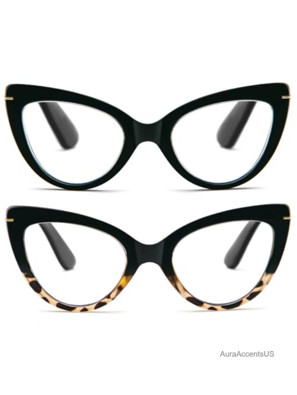 Cat Eye Reading Glasses Blue Light Blocking 1.5